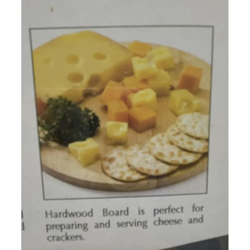 Farberware 5 Piece‎ Cheese Set Cutting Board Knife Appetizer Dinner Party